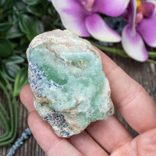 Blue Aragonite with Azurite #1
