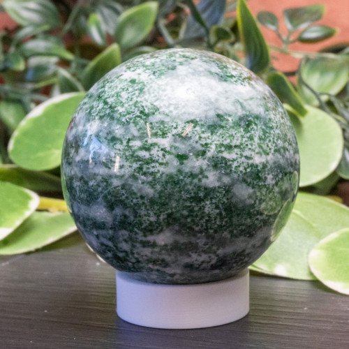 Medium White Sphere Stand