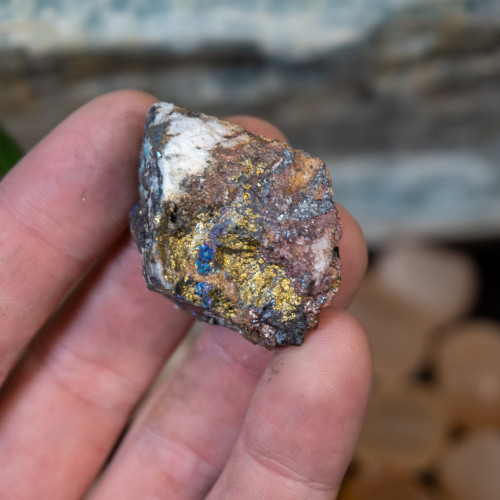 Small Raw Chalcopyrite