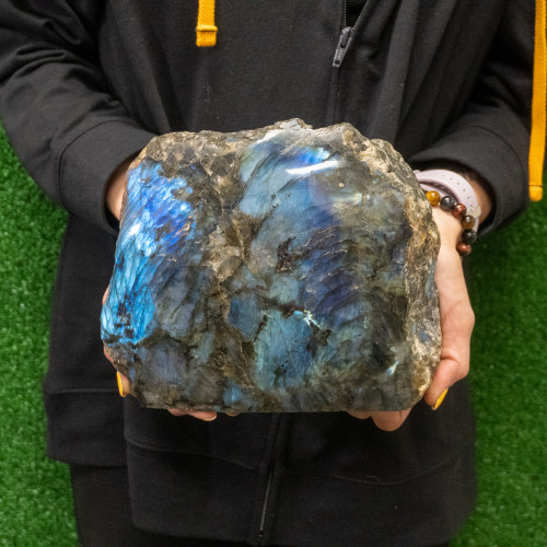Extra Large Half Polished Labradorite #1
