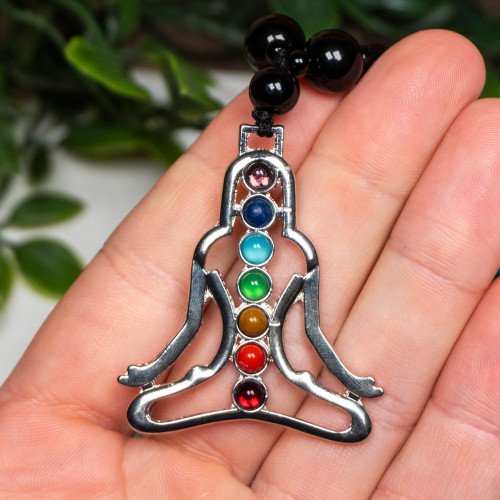 FREE: Obsidian Chakra Crystal Necklace
