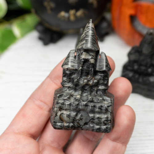 Spider Web Jasper Crystal Castle