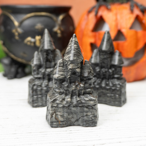Spider Web Jasper Crystal Castle