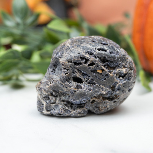 Quartz in Sphalerite Skull #4