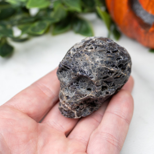Quartz in Sphalerite Skull #4