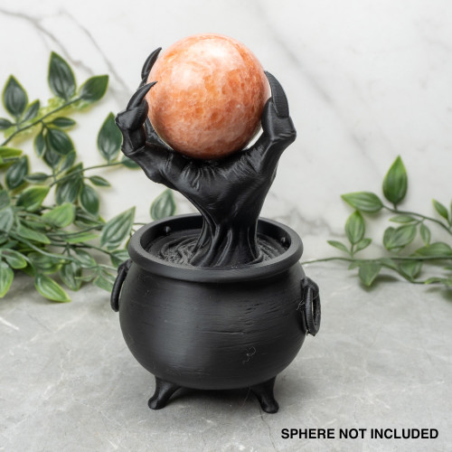 Monster Hand with Cauldron Sphere Stand