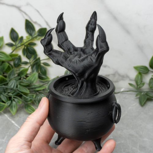 Monster Hand with Cauldron Sphere Stand