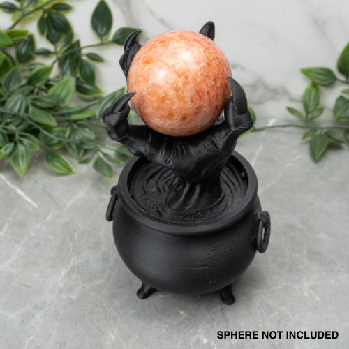 Monster Hand with Cauldron Sphere Stand