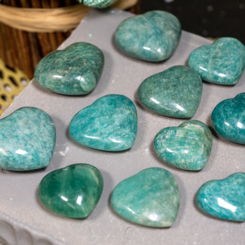 Amazonite Charity Heart