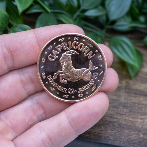 Capricorn 1oz Copper Coin