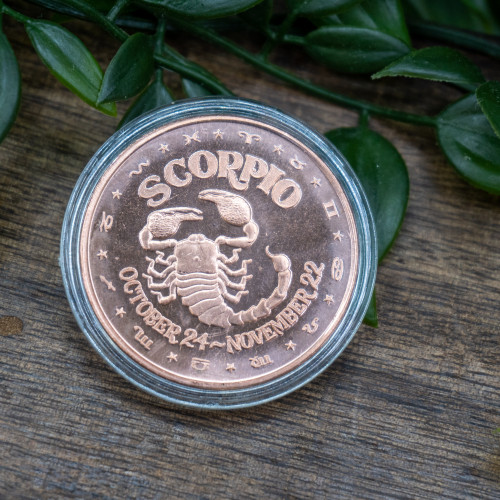 Scorpio 1oz Copper Coin