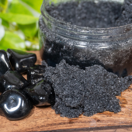 Black Obsidian Salt Scrub