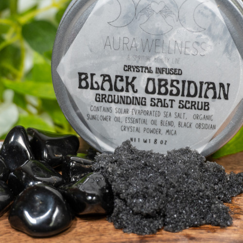 Black Obsidian Salt Scrub