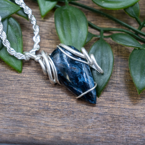 Pietiersite Silver Wrap
