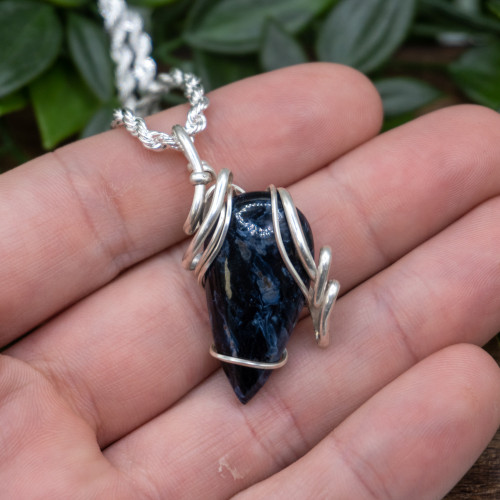 Pietiersite Silver Wrap
