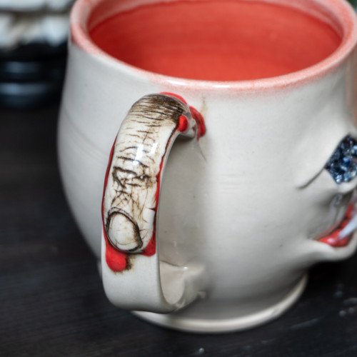 Rock Johnsen Galena & Calcite Crystal Mug #10