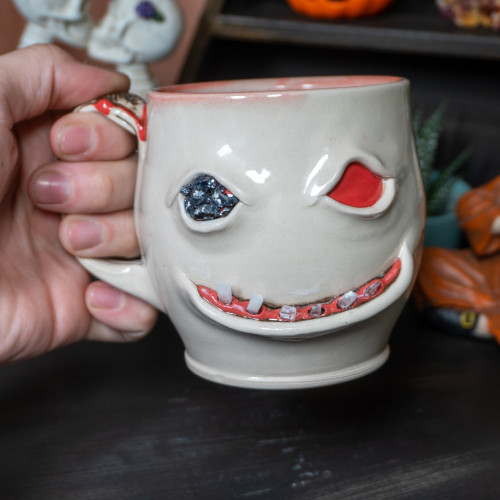 Rock Johnsen Galena & Calcite Crystal Mug #10