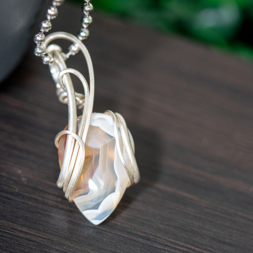 Agate Necklace #1