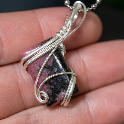 Rhodonite Necklace #2