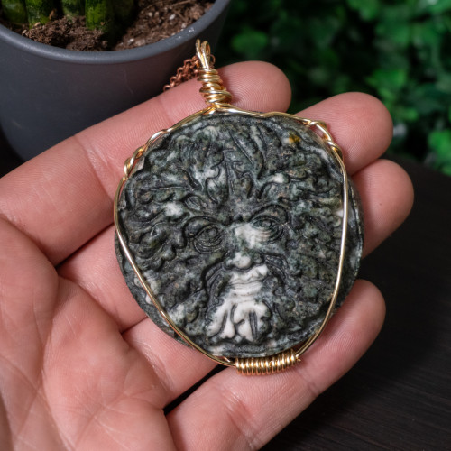 Greenman Necklace #3