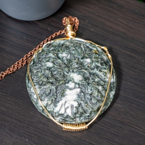 Greenman Necklace #3