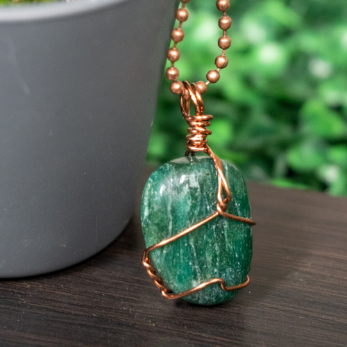 Fuchsite Necklace #1