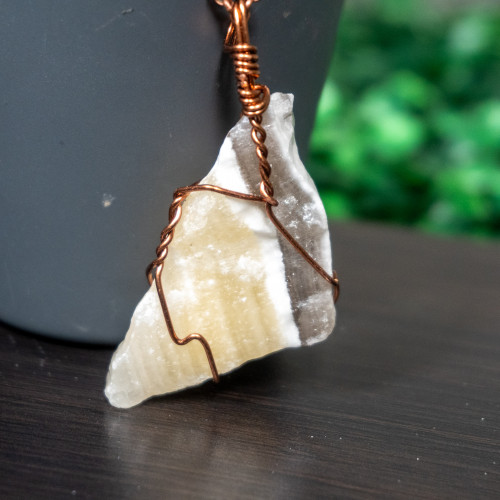 Zebra Calcite Necklace #2