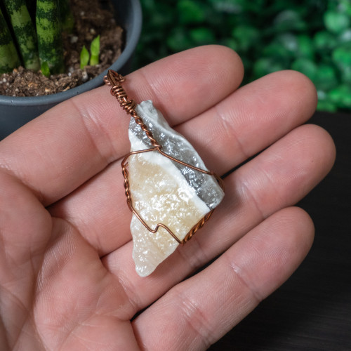 Zebra Calcite Necklace #2