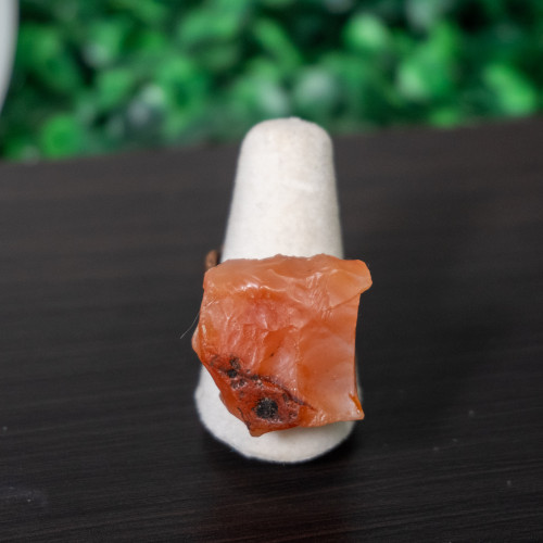 Raw Carnelian Ring #1