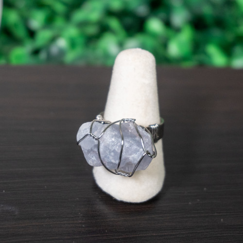 Blue Calcite Ring #1