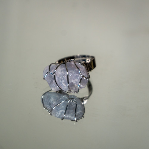 Blue Calcite Ring #1