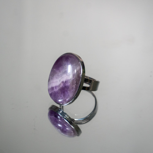 Chevron Amethyst RIng #1