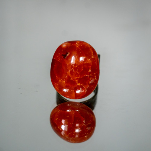 Polished Carnelian Ring #1