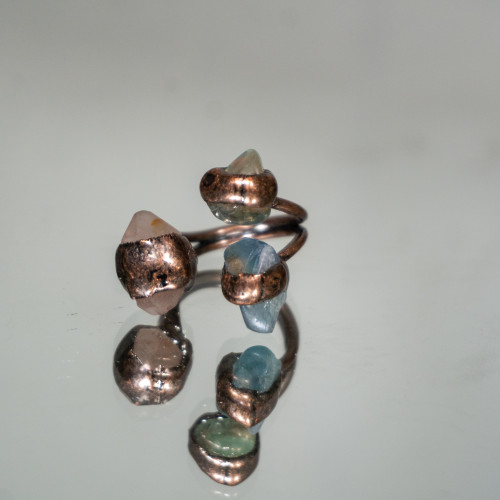 Triple Fluorite Ring #1