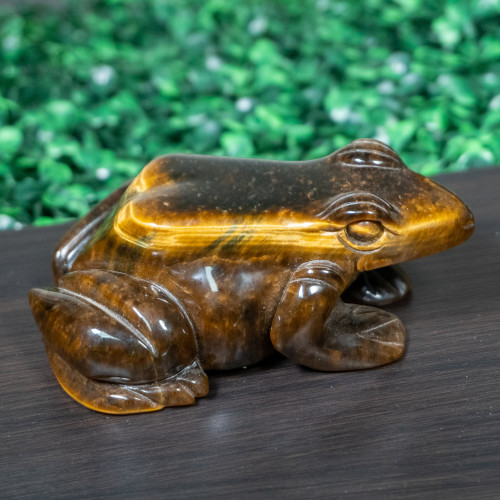 Tiger Eye Large Frog