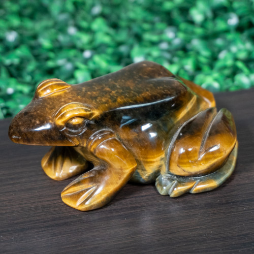 Tiger Eye Large Frog