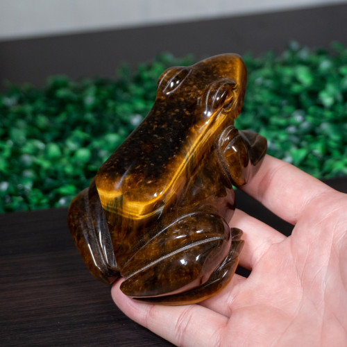 Tiger Eye Large Frog